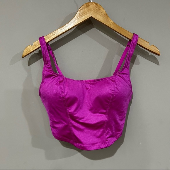 PINK By Victoria’s Secret Hot Pink Wireless Lightly Lined Bra Size Small - Picture 1 of 4